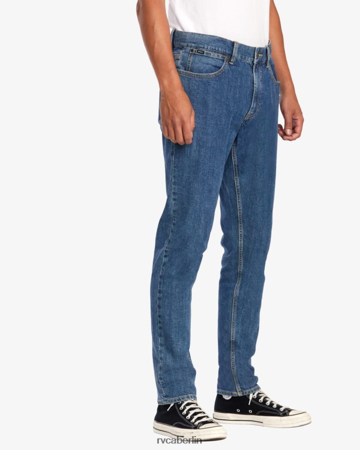 RVCA Straight-Fit-Jeans fürs Wochenende BF4L8X887 Kleidung leichte Vintage-Waschung Männer