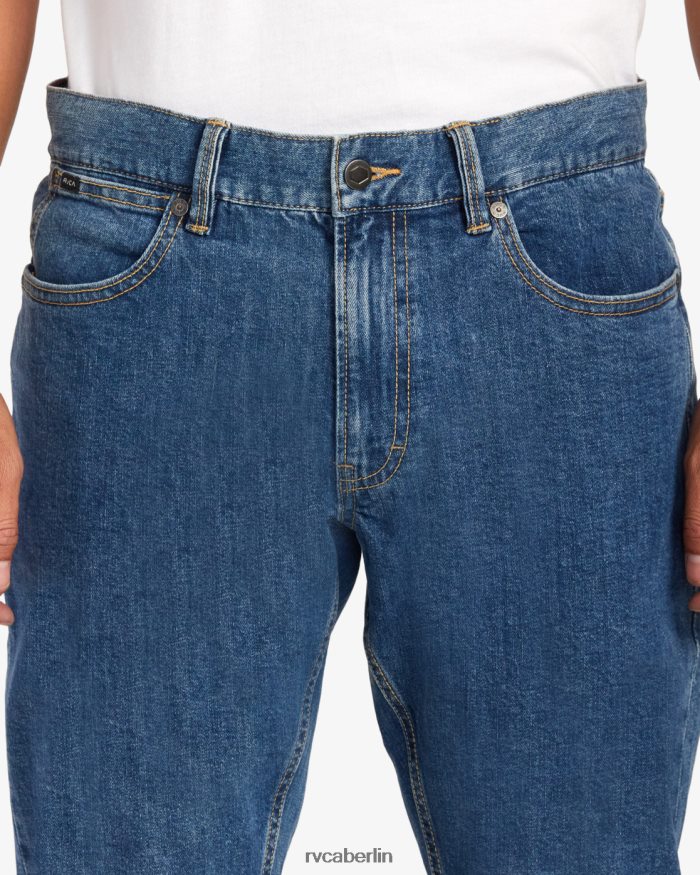 RVCA Straight-Fit-Jeans fürs Wochenende BF4L8X887 Kleidung leichte Vintage-Waschung Männer