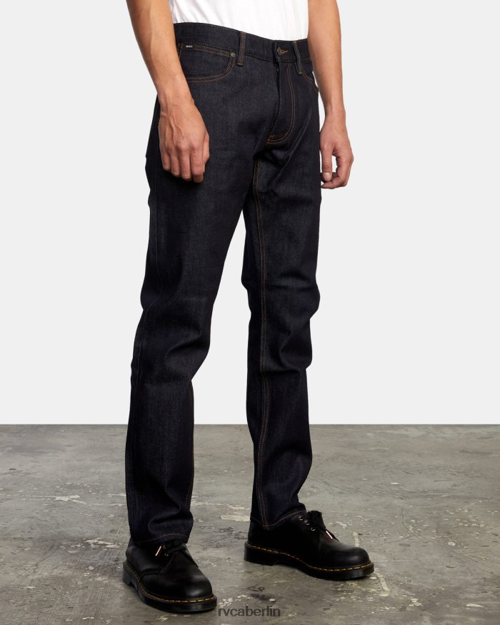 RVCA Straight-Fit-Jeans fürs Wochenende BF4L8X950 Kleidung dunkles Indigo Männer