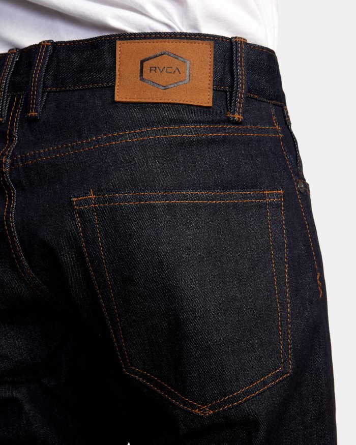 RVCA Straight-Fit-Jeans fürs Wochenende BF4L8X950 Kleidung dunkles Indigo Männer