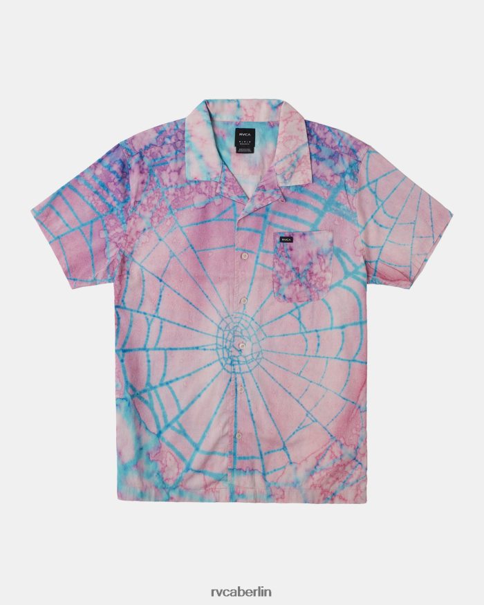 RVCA Colin Sussingham Kurzarmhemd BF4L8X124 Kleidung Rosa Männer