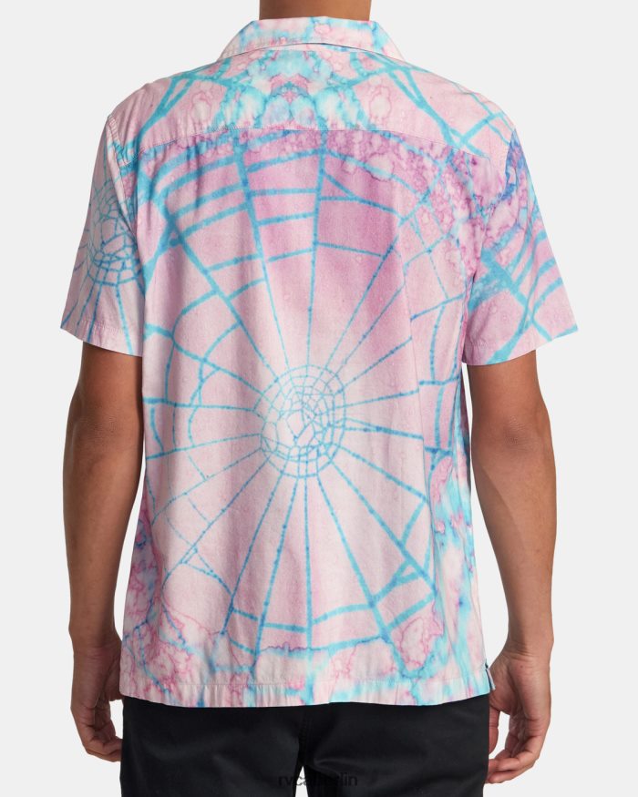 RVCA Colin Sussingham Kurzarmhemd BF4L8X124 Kleidung Rosa Männer