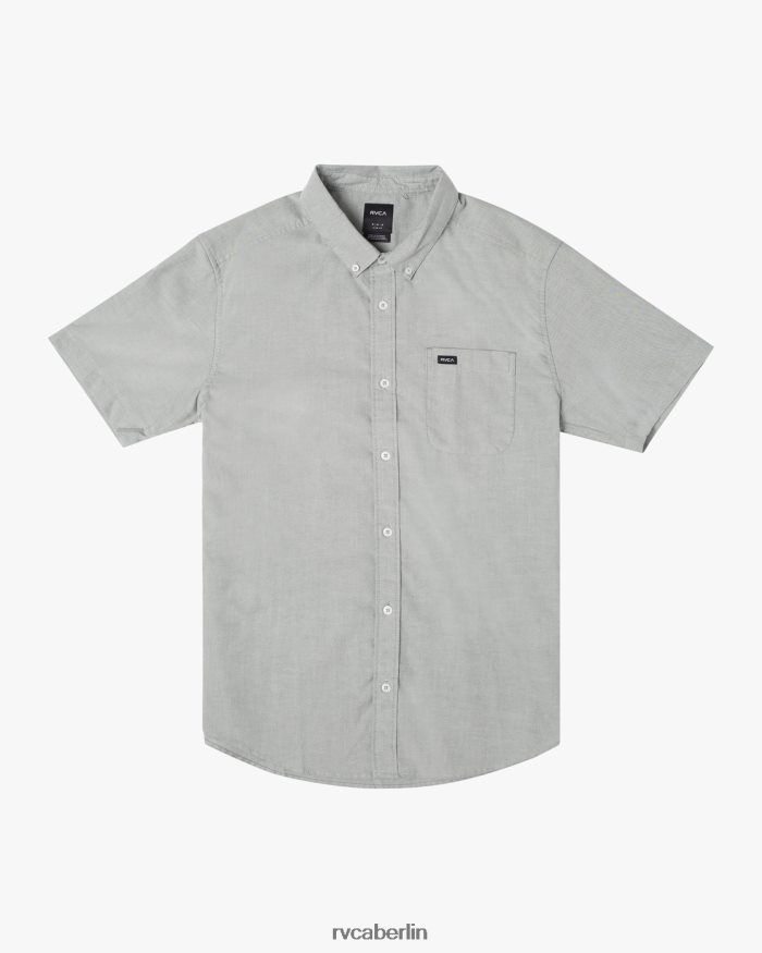 RVCA Dafür reicht ein Stretch-Kurzarmshirt BF4L8X643 Kleidung Balsamgrün Männer