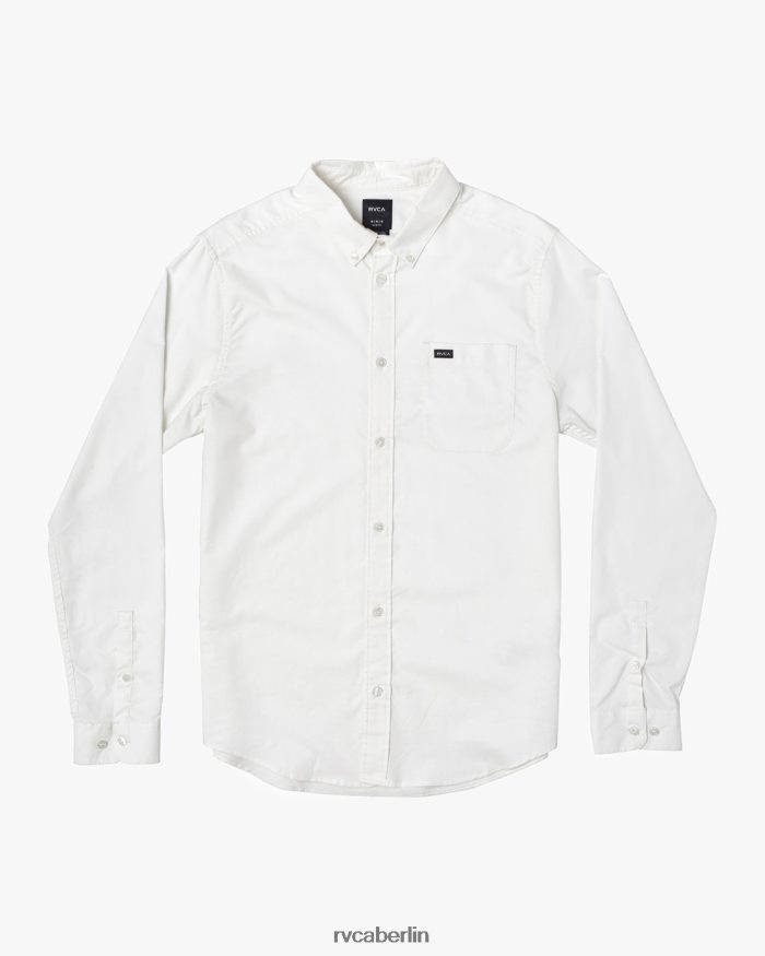 RVCA Dafür reicht ein langärmliges Stretch-Shirt BF4L8X933 Kleidung Weiß Männer