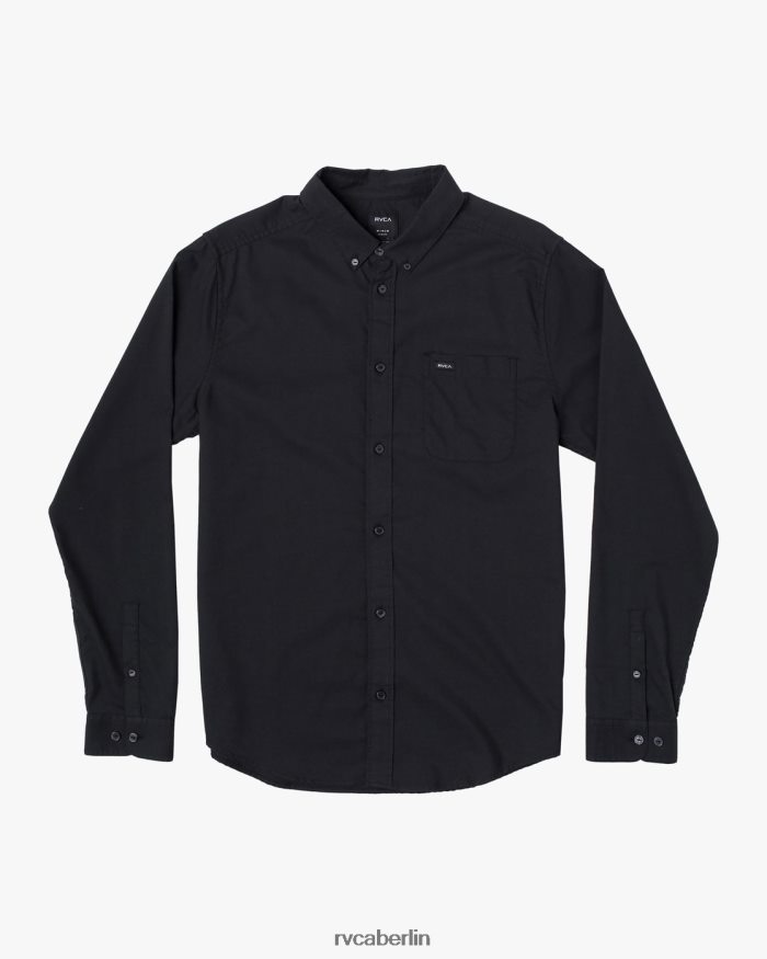 RVCA Dafür reicht ein langärmliges Stretch-Shirt BF4L8X974 Kleidung Schwarz Männer
