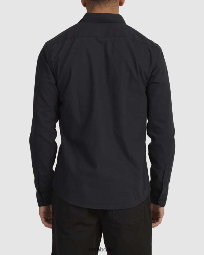 RVCA Dafür reicht ein langärmliges Stretch-Shirt BF4L8X974 Kleidung Schwarz Männer