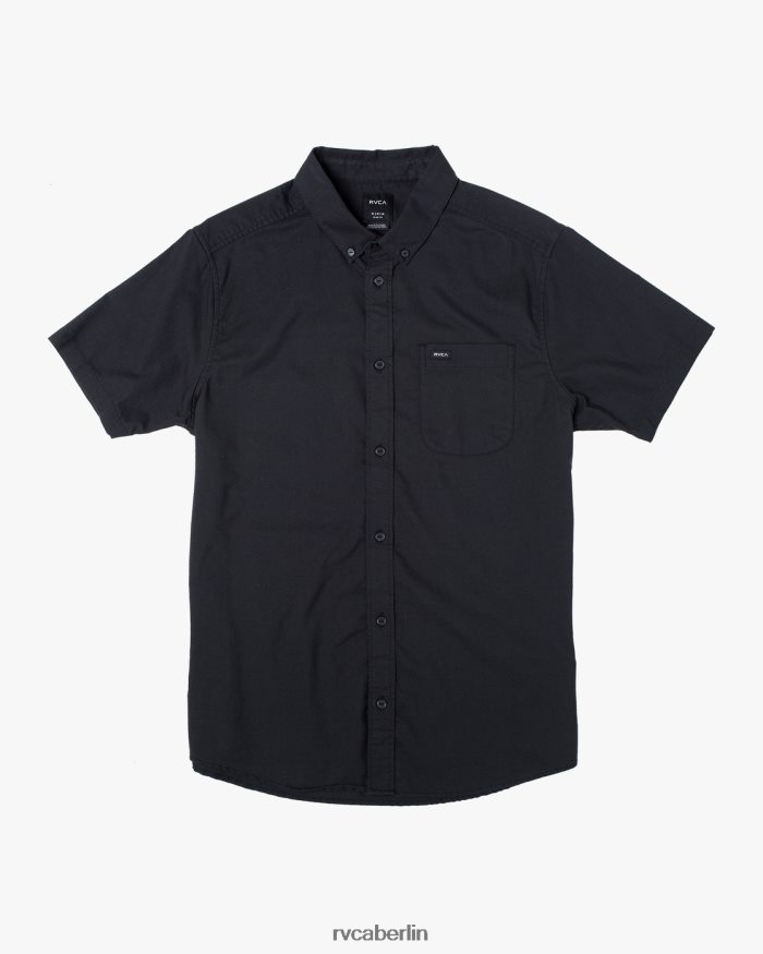 RVCA Das reicht für ein Stretch-Kurzarmshirt BF4L8X363 Kleidung Schwarz Männer