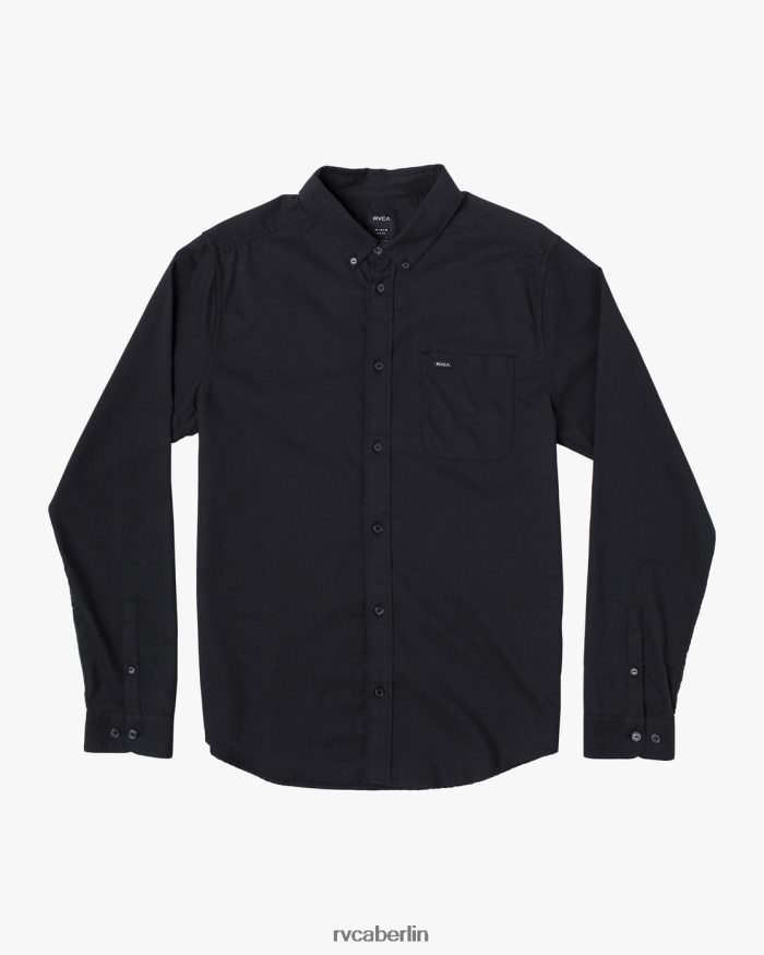 RVCA Das reicht für ein Stretch-Langarmshirt BF4L8X369 Kleidung Schwarz Männer