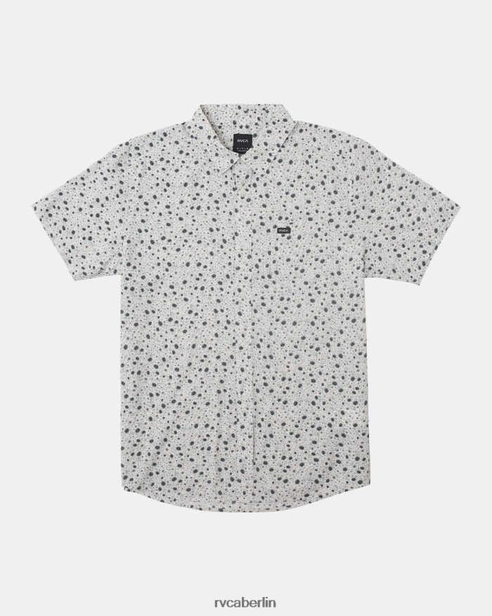 RVCA Englisches Rosen-Kurzarmshirt BF4L8X91 Kleidung Weiß Männer