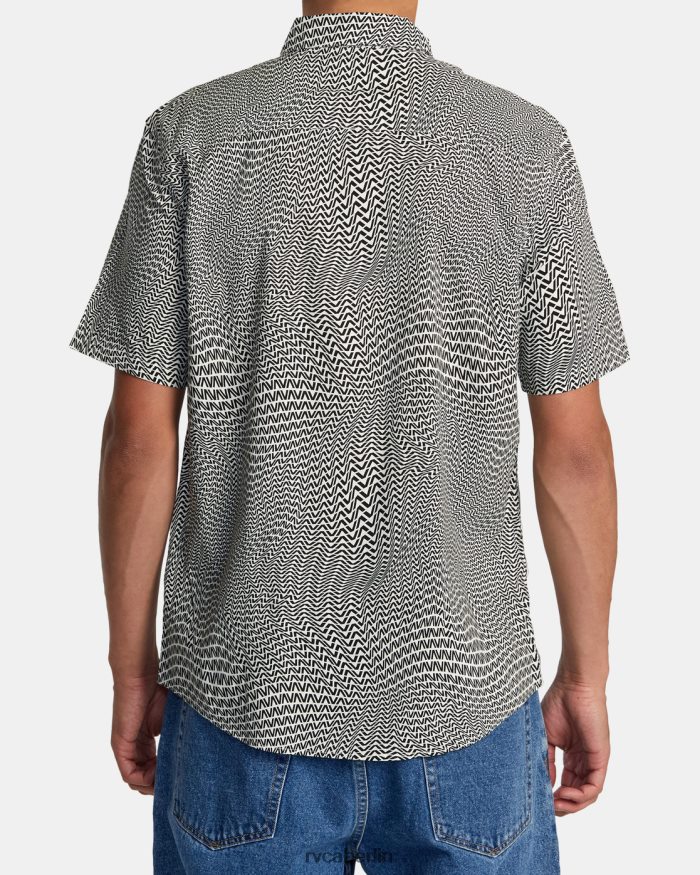 RVCA Kurzarmhemd aus Va-Webart BF4L8X311 Kleidung Vanille Männer