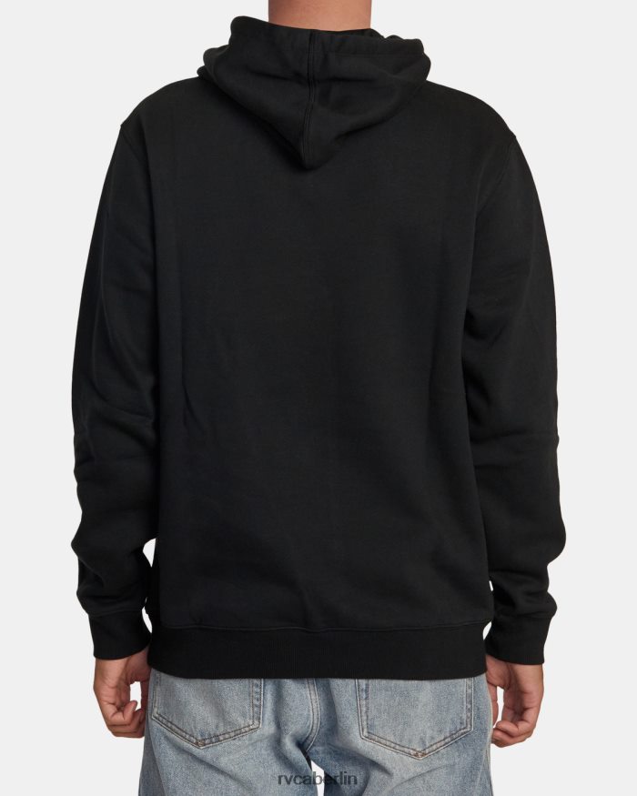 RVCA Americana-Hoodie BF4L8X433 Kleidung Schwarz Männer