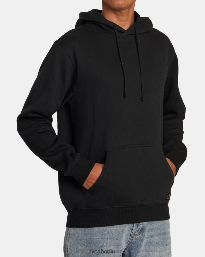 RVCA Americana-Hoodie BF4L8X433 Kleidung Schwarz Männer