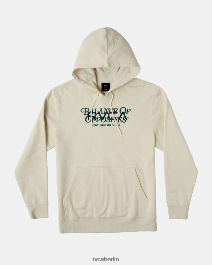 RVCA Großer Balance-Hoodie BF4L8X106 Kleidung Silberbleiche Männer