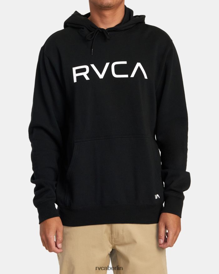 RVCA Großer Kapuzenpullover BF4L8X948 Kleidung Schwarz Männer