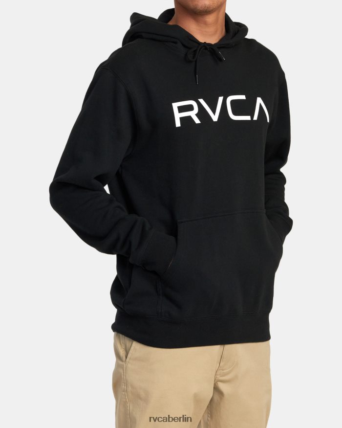 RVCA Großer Kapuzenpullover BF4L8X948 Kleidung Schwarz Männer