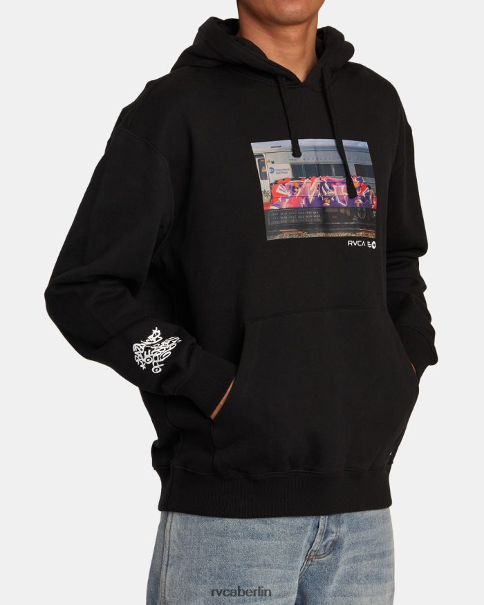 RVCA Kapuzenpullover BF4L8X520 Kleidung Schwarz Männer