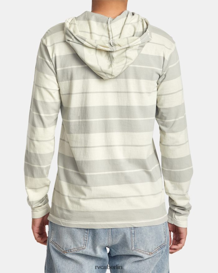 RVCA Kapuzenpullover mit PTC-Streifen BF4L8X186 Kleidung Silberbleiche Männer