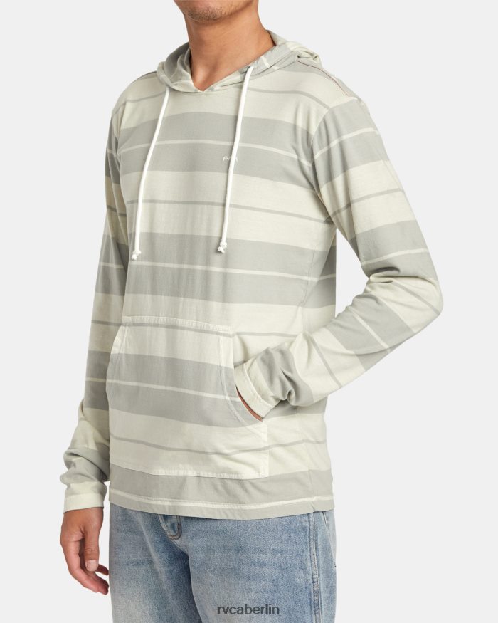 RVCA Kapuzenpullover mit PTC-Streifen BF4L8X186 Kleidung Silberbleiche Männer