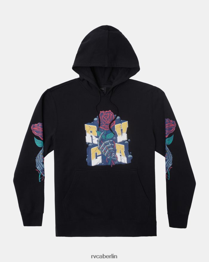 RVCA Martin Anders Manderoid Kapuzenpullover BF4L8X306 Kleidung Schwarz Männer