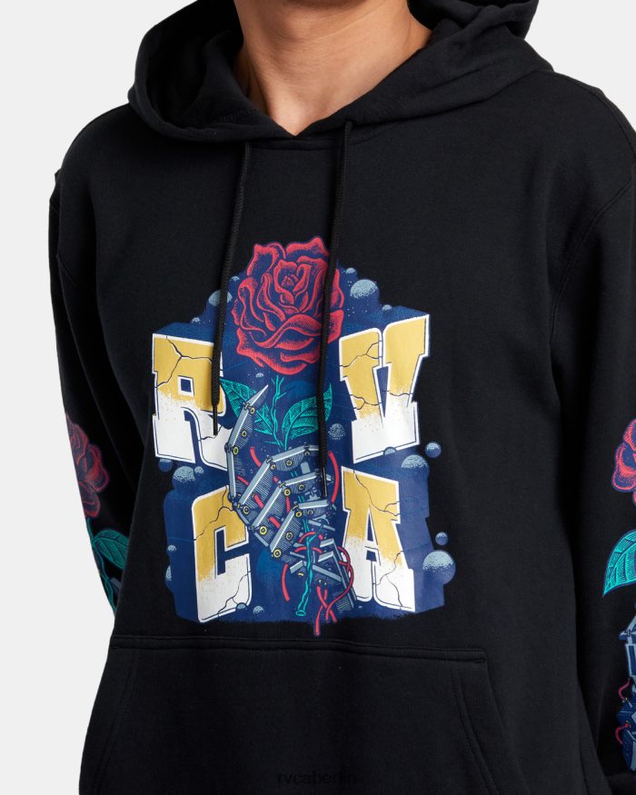 RVCA Martin Anders Manderoid Kapuzenpullover BF4L8X306 Kleidung Schwarz Männer