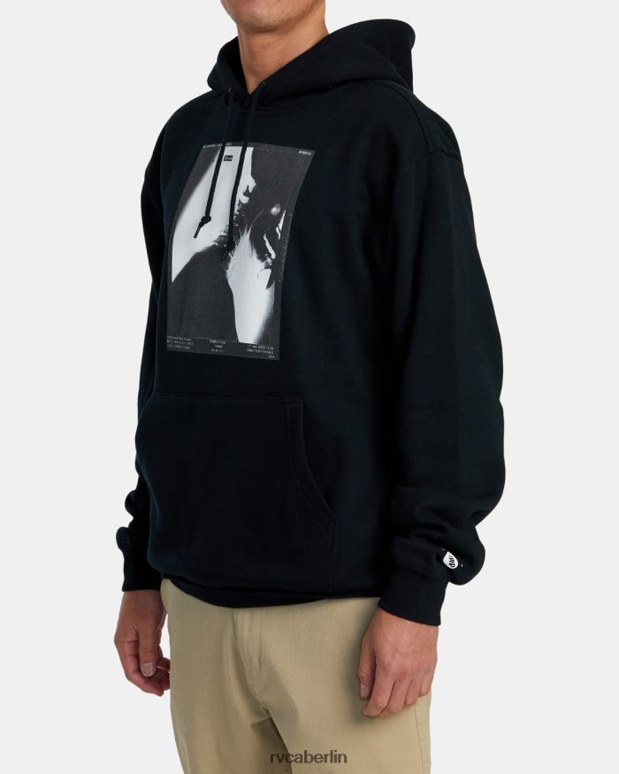 RVCA Röntgen-Hoodie BF4L8X949 Kleidung Schwarz Männer