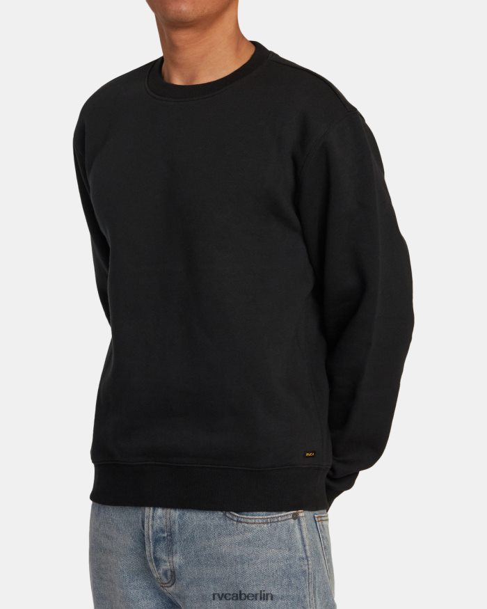 RVCA Tagesschicht-Sweatshirt BF4L8X451 Kleidung Schwarz Männer