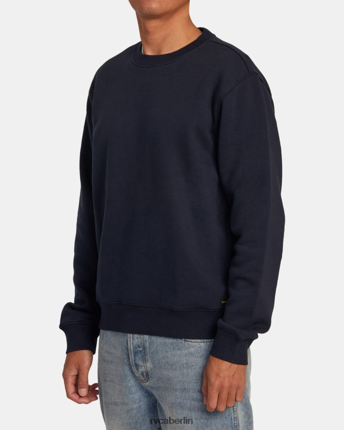 RVCA Tagesschicht-Sweatshirt BF4L8X545 Kleidung neue Marine Männer