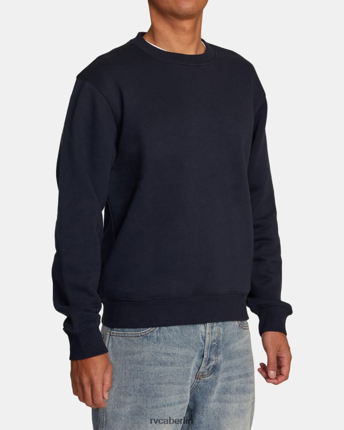 RVCA Tagesschicht-Sweatshirt BF4L8X545 Kleidung neue Marine Männer