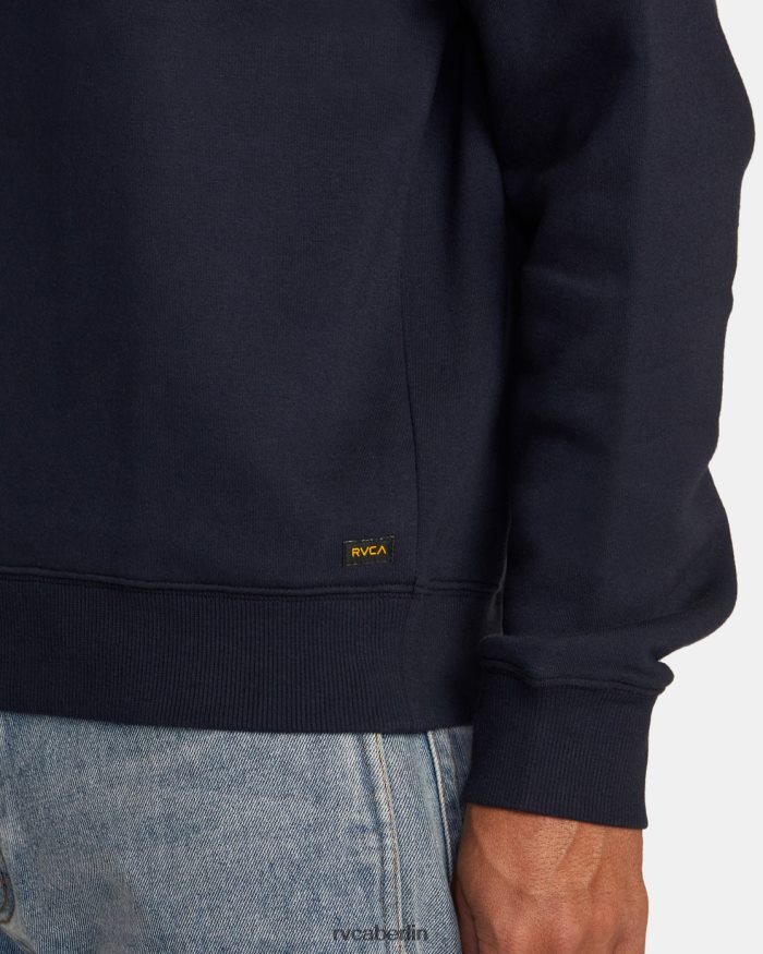 RVCA Tagesschicht-Sweatshirt BF4L8X545 Kleidung neue Marine Männer