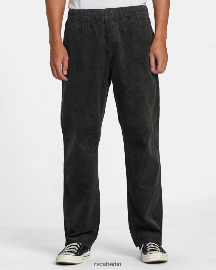 RVCA Americana Cordhose mit elastischem Bund BF4L8X477 Kleidung Pirat schwarz Männer