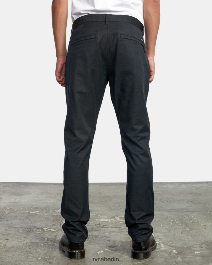 RVCA Daggers Tech-Chinohose BF4L8X978 Kleidung Schwarz Männer