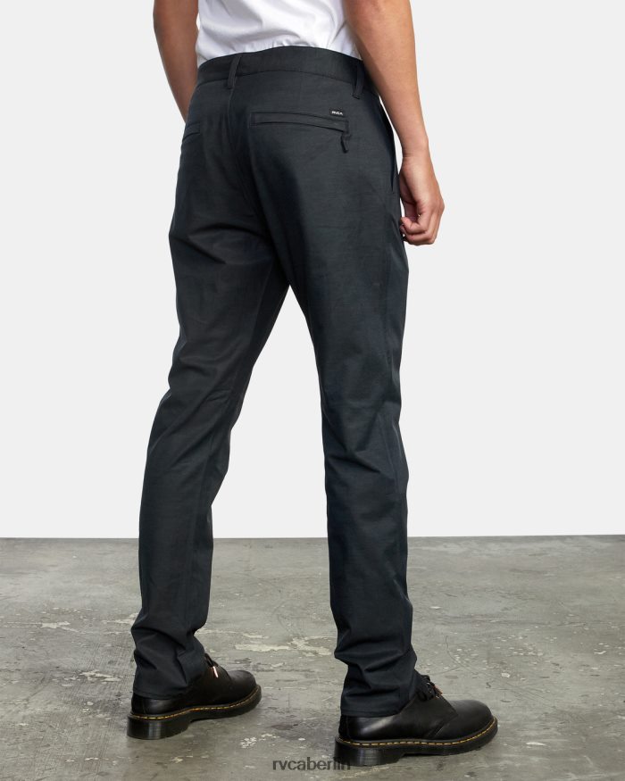 RVCA Daggers Tech-Chinohose BF4L8X978 Kleidung Schwarz Männer