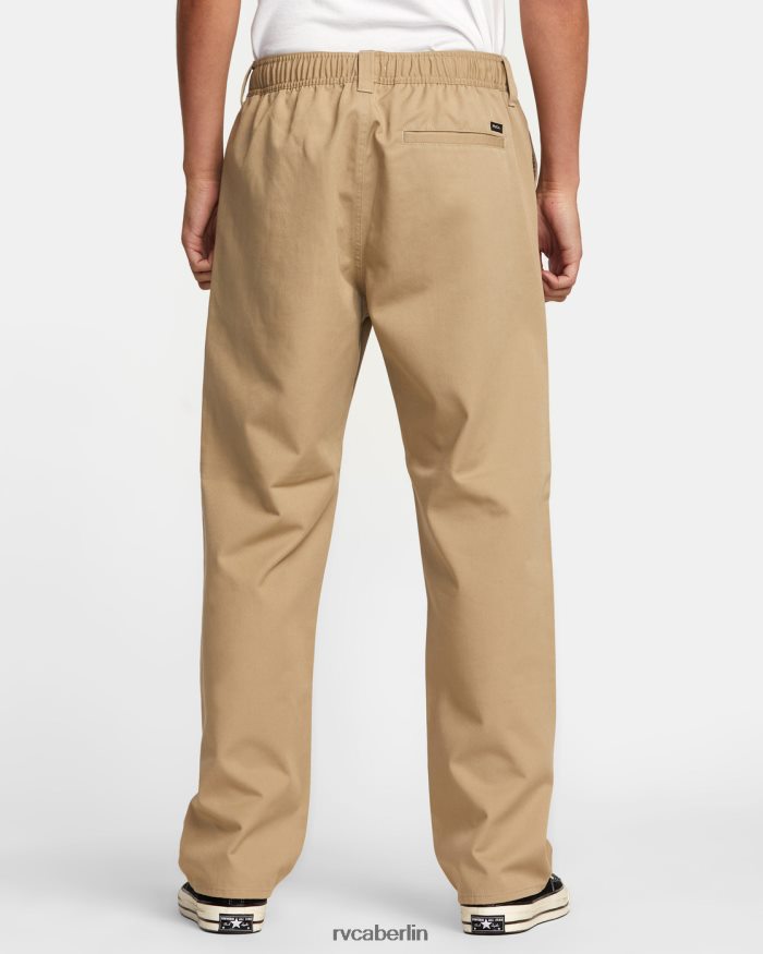 RVCA Rezessionskollektion Americana-Hose mit elastischem Bund BF4L8X344 Kleidung khaki Männer