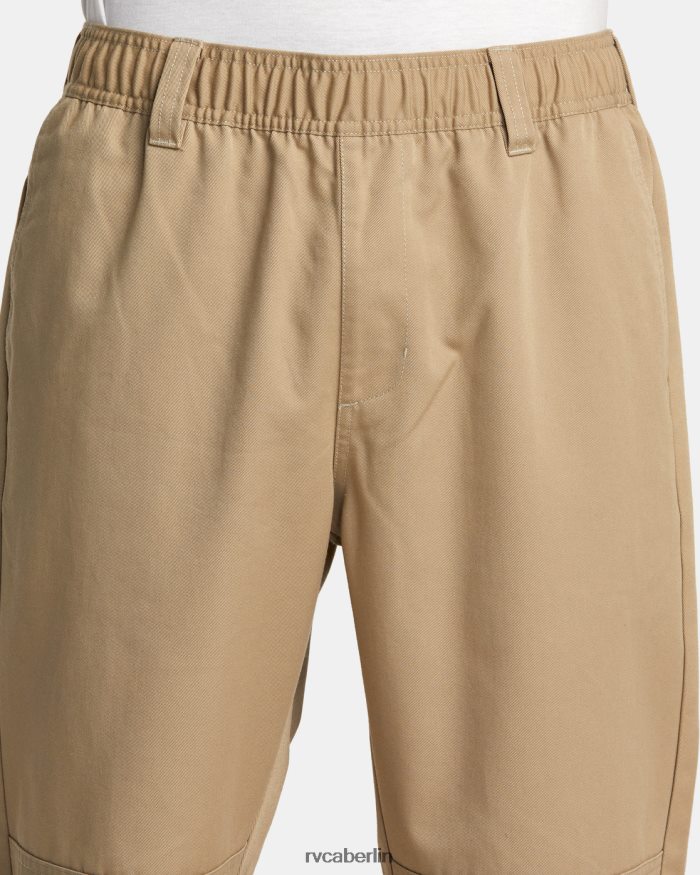 RVCA Rezessionskollektion Americana-Hose mit elastischem Bund BF4L8X344 Kleidung khaki Männer