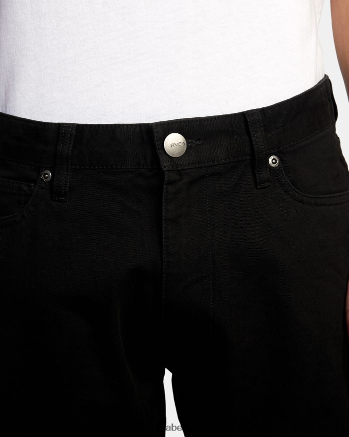 RVCA Slim-Fit-Hose aus Daggers-Twill BF4L8X726 Kleidung Schwarz Männer