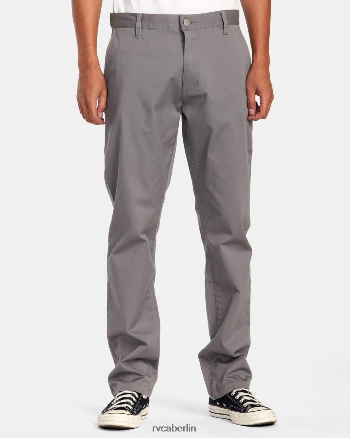 RVCA Stretch-Chinohose fürs Wochenende BF4L8X695 Kleidung Rauch Männer