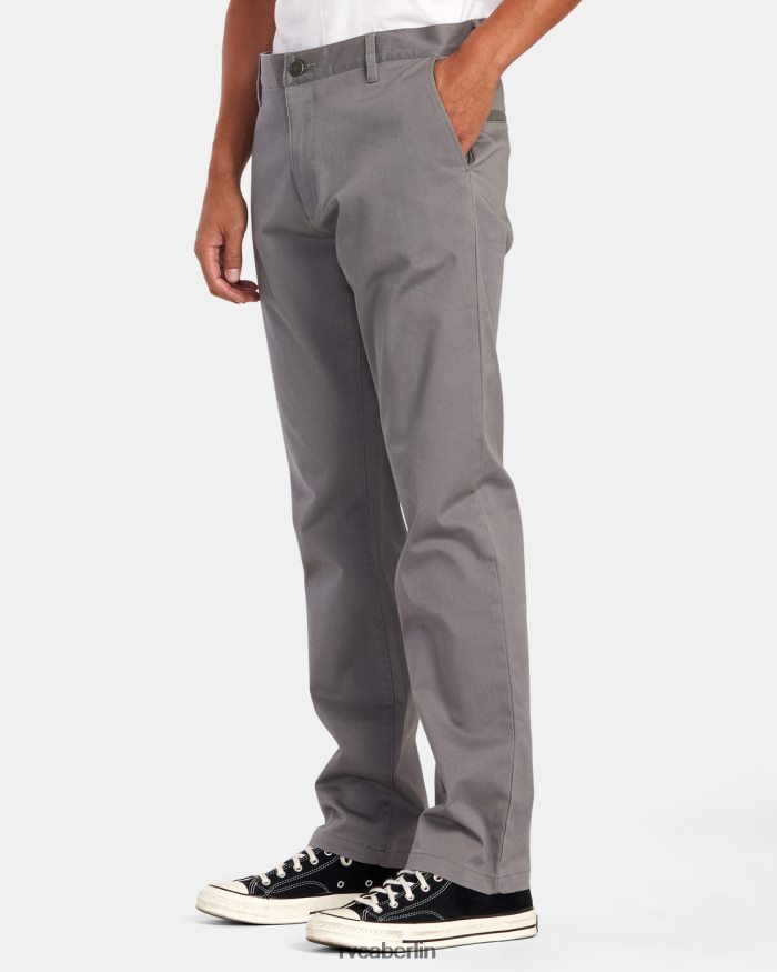 RVCA Stretch-Chinohose fürs Wochenende BF4L8X695 Kleidung Rauch Männer