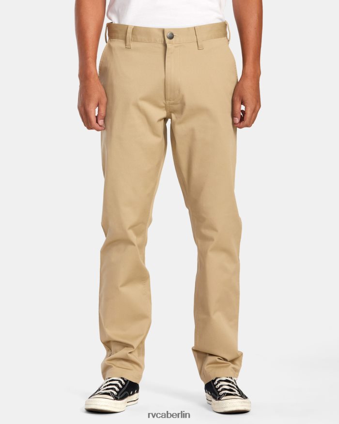 RVCA Stretch-Chinohose fürs Wochenende BF4L8X701 Kleidung khaki Männer