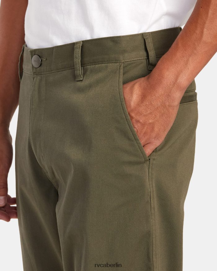 RVCA Stretch-Chinohose fürs Wochenende BF4L8X707 Kleidung Olive Männer