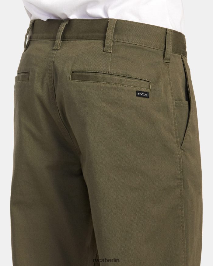 RVCA Stretch-Chinohose fürs Wochenende BF4L8X707 Kleidung Olive Männer