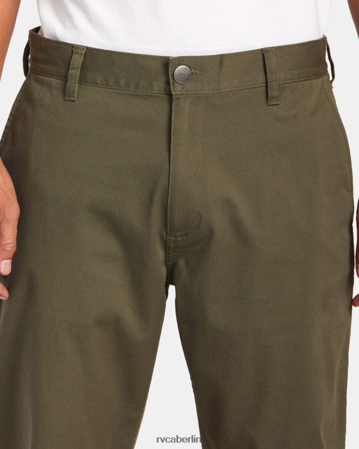 RVCA Stretch-Chinohose fürs Wochenende BF4L8X707 Kleidung Olive Männer