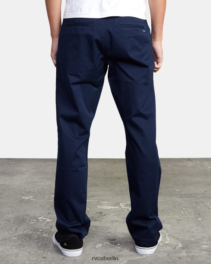 RVCA Stretch-Chinohose fürs Wochenende BF4L8X742 Kleidung Marine Marine Männer
