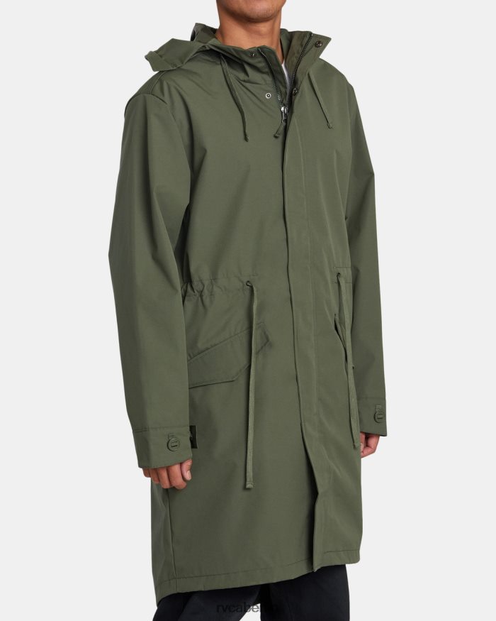 RVCA Fischschwanz-Regenmantel BF4L8X573 Kleidung Kaktus Männer