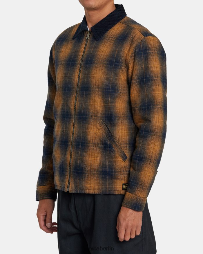 RVCA Wende-Overshirt aus Flanell für die Tagesschicht BF4L8X561 Kleidung Marine Männer
