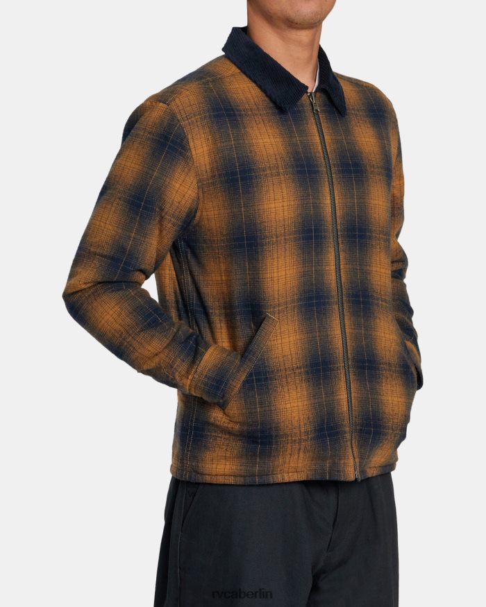 RVCA Wende-Overshirt aus Flanell für die Tagesschicht BF4L8X561 Kleidung Marine Männer