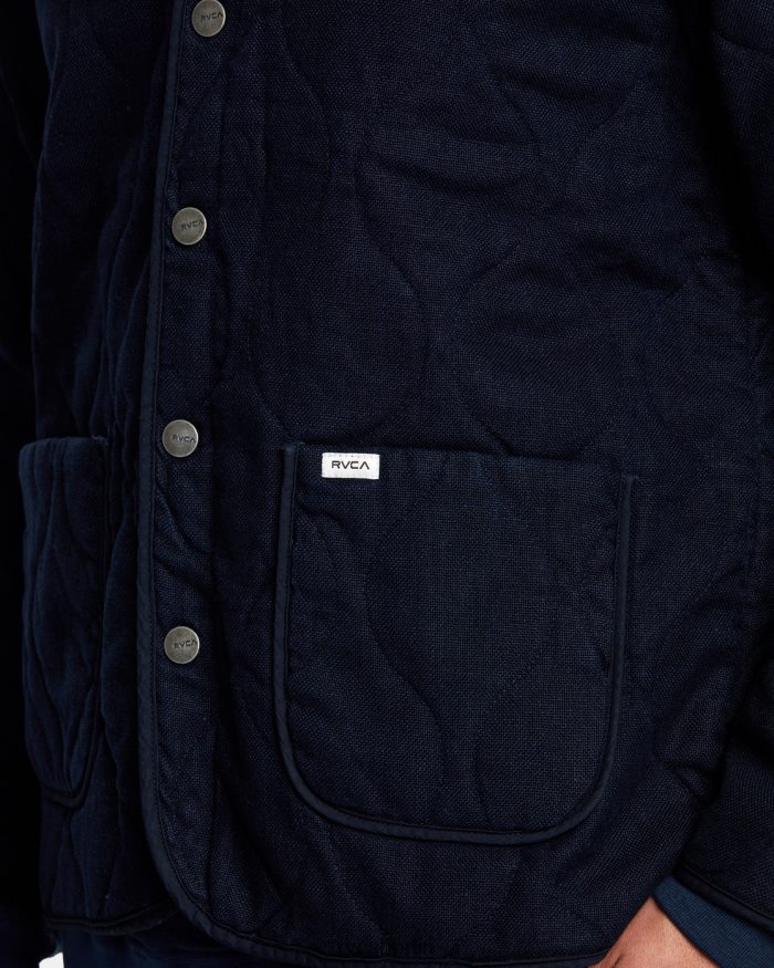 RVCA hochwertige Jacke BF4L8X1020 Kleidung Indigo Männer