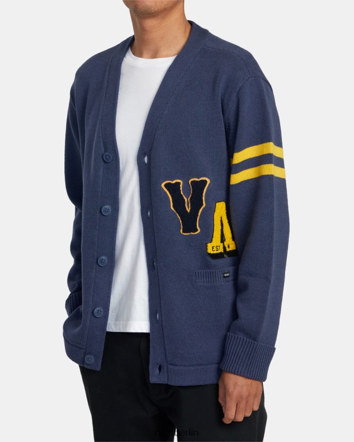 RVCA Letterman-Pullover BF4L8X531 Kleidung stimmungsvolles Blau Männer