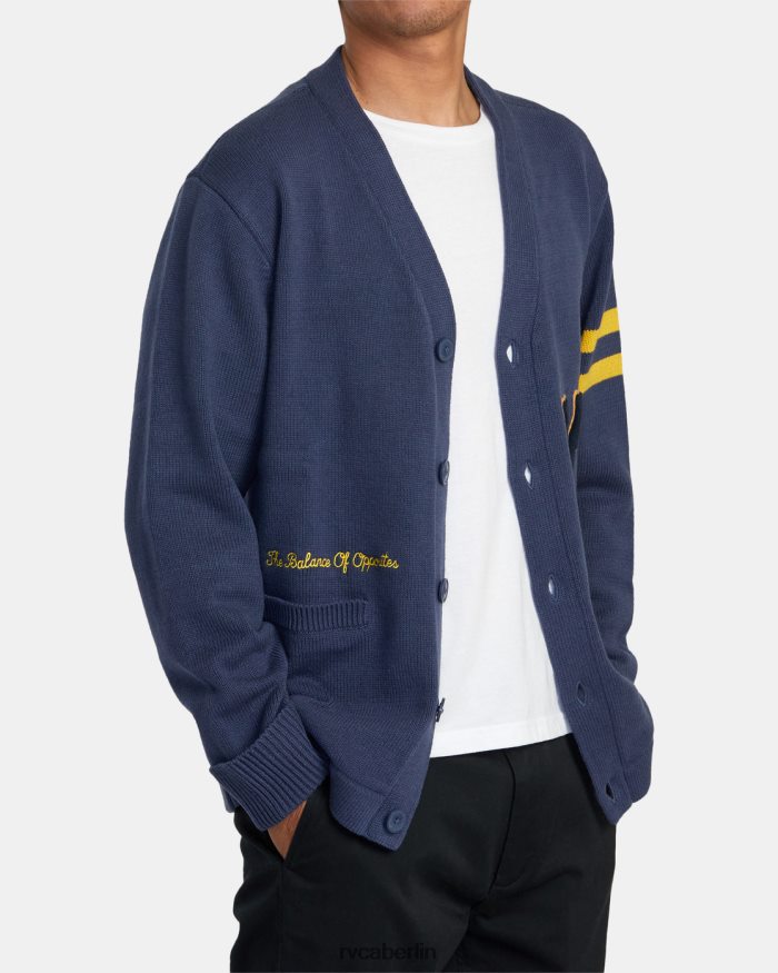 RVCA Letterman-Pullover BF4L8X531 Kleidung stimmungsvolles Blau Männer