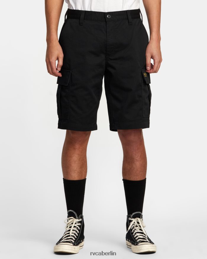 RVCA Americana-Cargoshorts aus der Rezessionskollektion BF4L8X342 Kleidung Schwarz Männer