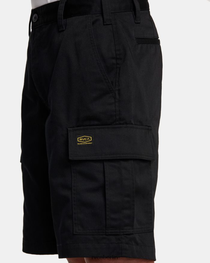RVCA Americana-Cargoshorts aus der Rezessionskollektion BF4L8X342 Kleidung Schwarz Männer